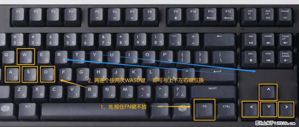 键盘，怎样把wasd键与上下左右方向键互换？ - 生活百科 - 武汉生活社区 - 武汉28生活网 wh.28life.net